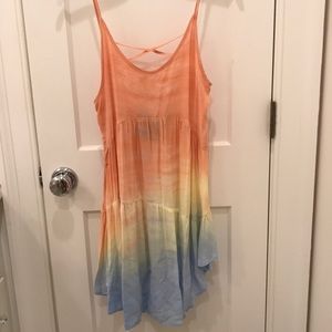 Tie die sundress/coverup
